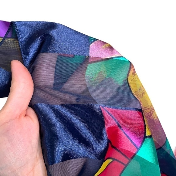 Vintage Picasso Scarf💙 - Picture 9 of 11